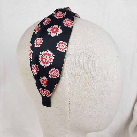 Floral Wide Band Headband - Picture 1 of 4